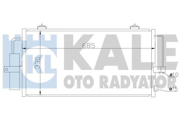 Kale Oto Radiator 389600 Радіатор кондиціонера (Конденсатор) 389600: Приваблива ціна - Купити в Україні на EXIST.UA!