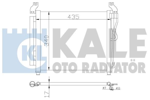 Kale Oto Radiator 380100 Радіатор кондиціонера (Конденсатор) 380100: Купити в Україні - Добра ціна на EXIST.UA!