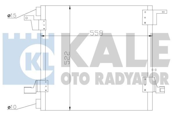 Kale Oto Radiator 392600 Радіатор кондиціонера (Конденсатор) 392600: Купити в Україні - Добра ціна на EXIST.UA!