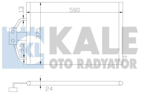 Kale Oto Radiator 344320 Радіатор кондиціонера (Конденсатор) 344320: Купити в Україні - Добра ціна на EXIST.UA!