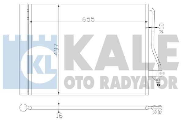 Kale Oto Radiator 342490 Радіатор кондиціонера (Конденсатор) 342490: Приваблива ціна - Купити в Україні на EXIST.UA!