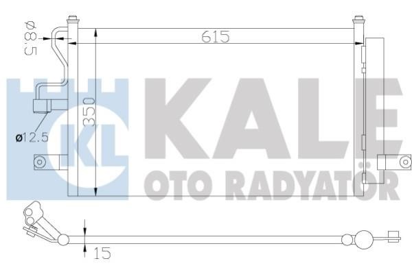 Kale Oto Radiator 379000 Радіатор кондиціонера (Конденсатор) 379000: Купити в Україні - Добра ціна на EXIST.UA!