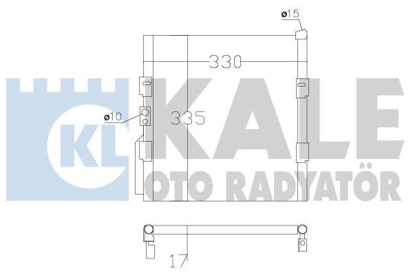 Kale Oto Radiator 386800 Радіатор кондиціонера (Конденсатор) 386800: Купити в Україні - Добра ціна на EXIST.UA!