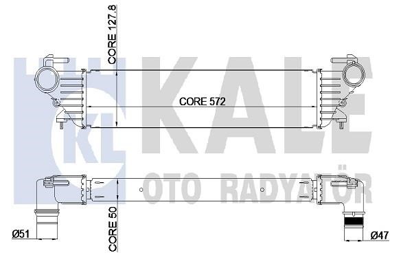 Kale Oto Radiator 347245 Інтеркулер 347245: Купити в Україні - Добра ціна на EXIST.UA!