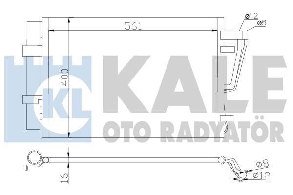 Kale Oto Radiator 379200 Радіатор кондиціонера (Конденсатор) 379200: Приваблива ціна - Купити в Україні на EXIST.UA!