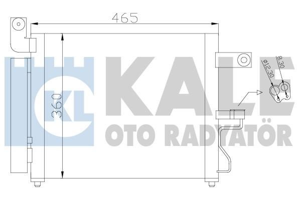 Kale Oto Radiator 379100 Радіатор кондиціонера (Конденсатор) 379100: Приваблива ціна - Купити в Україні на EXIST.UA!