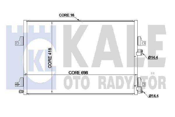 Kale Oto Radiator 345290 Конденсатор 345290: Купити в Україні - Добра ціна на EXIST.UA!