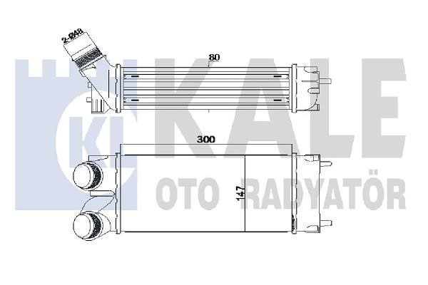 Kale Oto Radiator 343800 Інтеркулер 343800: Купити в Україні - Добра ціна на EXIST.UA!