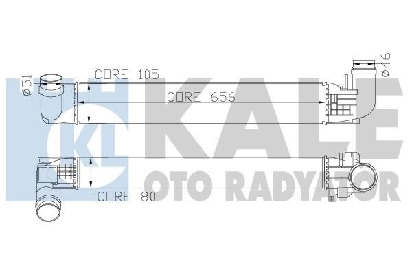 Kale Oto Radiator 345090 Інтеркулер 345090: Купити в Україні - Добра ціна на EXIST.UA!