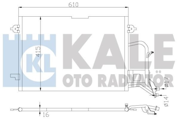 Kale Oto Radiator 342935 Радіатор кондиціонера (Конденсатор) 342935: Купити в Україні - Добра ціна на EXIST.UA!