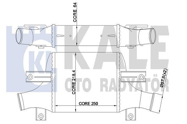 Kale Oto Radiator 348895 Інтеркулер 348895: Купити в Україні - Добра ціна на EXIST.UA!
