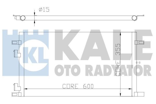 Kale Oto Radiator 342825 Радіатор кондиціонера (Конденсатор) 342825: Купити в Україні - Добра ціна на EXIST.UA!