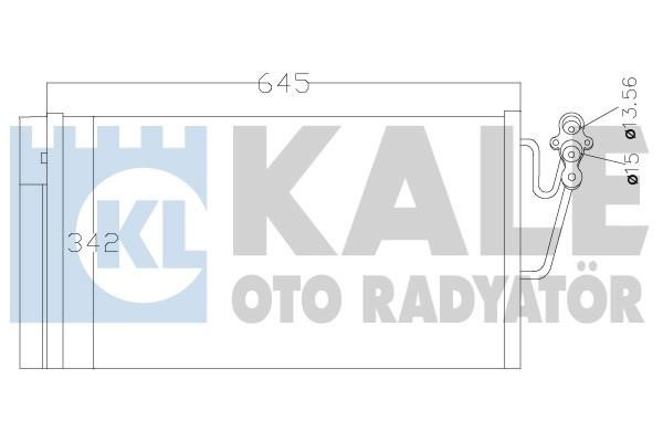 Kale Oto Radiator 384900 Радіатор кондиціонера (Конденсатор) 384900: Купити в Україні - Добра ціна на EXIST.UA!