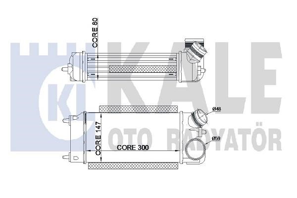 Kale Oto Radiator 344910 Інтеркулер 344910: Купити в Україні - Добра ціна на EXIST.UA!