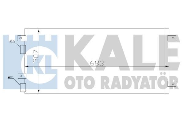 Kale Oto Radiator 343205 Радіатор кондиціонера (Конденсатор) 343205: Купити в Україні - Добра ціна на EXIST.UA!