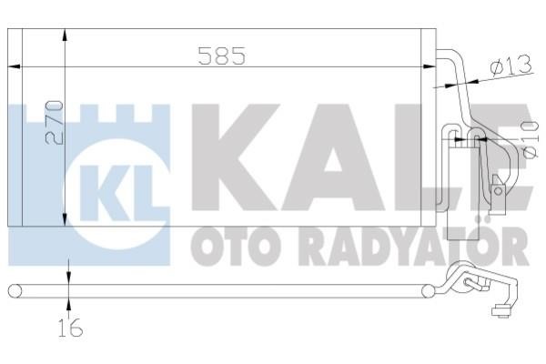 Kale Oto Radiator 342915 Радіатор кондиціонера (Конденсатор) 342915: Приваблива ціна - Купити в Україні на EXIST.UA!
