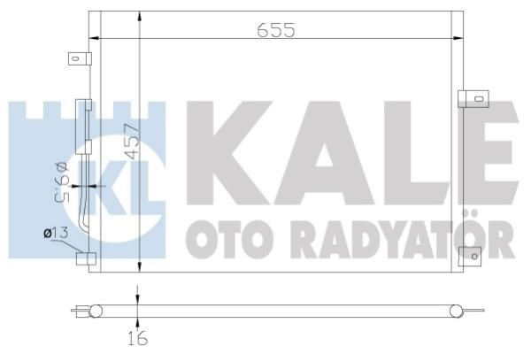 Kale Oto Radiator 385700 Радіатор кондиціонера (Конденсатор) 385700: Приваблива ціна - Купити в Україні на EXIST.UA!