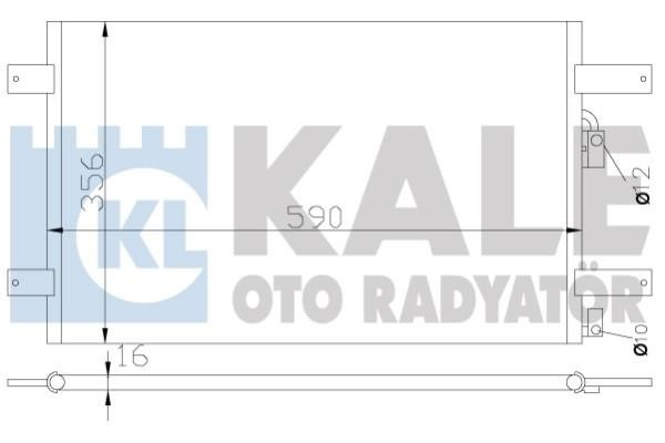 Kale Oto Radiator 376000 Радіатор кондиціонера (Конденсатор) 376000: Купити в Україні - Добра ціна на EXIST.UA!