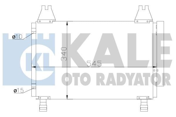Kale Oto Radiator 390100 Радіатор кондиціонера (Конденсатор) 390100: Приваблива ціна - Купити в Україні на EXIST.UA!