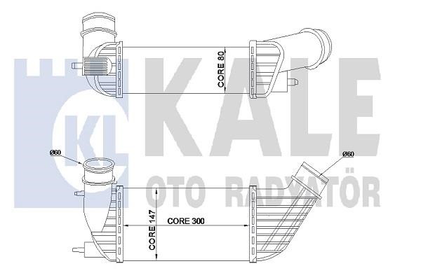 Kale Oto Radiator 350820 Інтеркулер 350820: Купити в Україні - Добра ціна на EXIST.UA!