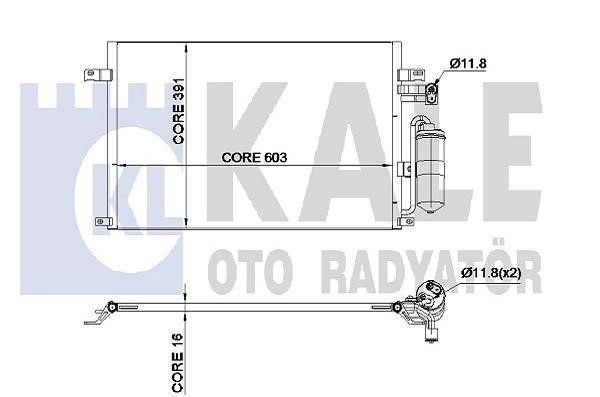 Kale Oto Radiator 342510 Конденсатор 342510: Купити в Україні - Добра ціна на EXIST.UA!