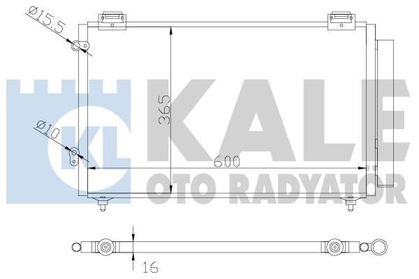 Kale Oto Radiator 383100 Радіатор кондиціонера (Конденсатор) 383100: Купити в Україні - Добра ціна на EXIST.UA!