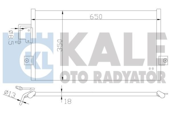 Kale Oto Radiator 379700 Радіатор кондиціонера (Конденсатор) 379700: Купити в Україні - Добра ціна на EXIST.UA!