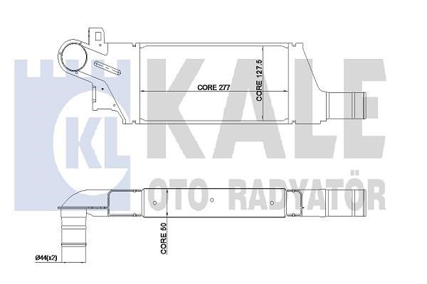 Kale Oto Radiator 345040 Інтеркулер 345040: Купити в Україні - Добра ціна на EXIST.UA!