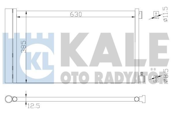 Kale Oto Radiator 342905 Радіатор кондиціонера (Конденсатор) 342905: Купити в Україні - Добра ціна на EXIST.UA!