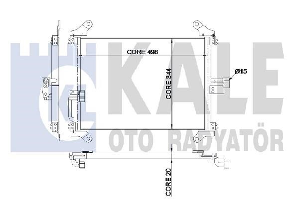 Kale Oto Radiator 345345 Радіатор кондиціонера (Конденсатор) 345345: Купити в Україні - Добра ціна на EXIST.UA!