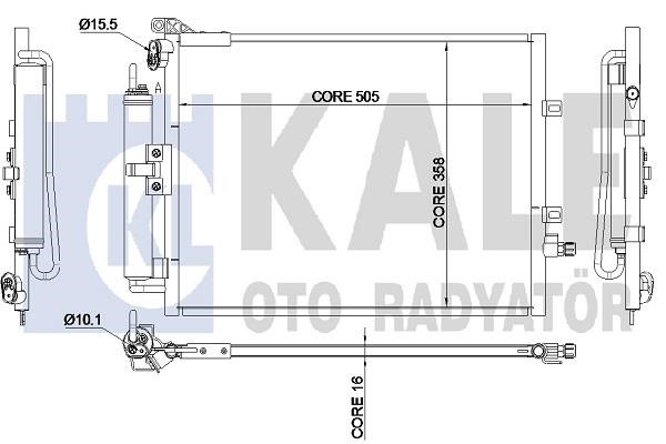 Kale Oto Radiator 345310 Конденсатор 345310: Купити в Україні - Добра ціна на EXIST.UA!