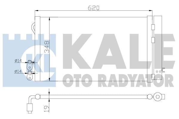 Kale Oto Radiator 376700 Радіатор кондиціонера (Конденсатор) 376700: Приваблива ціна - Купити в Україні на EXIST.UA!