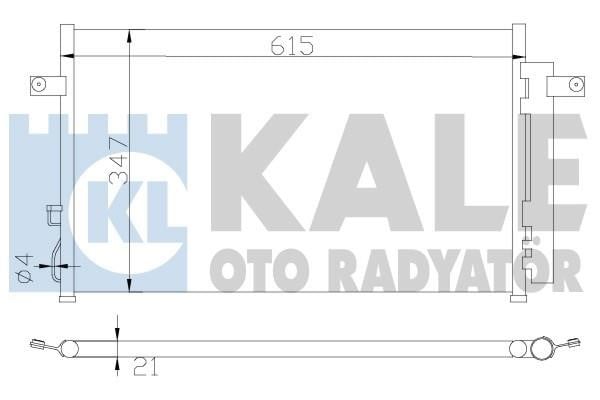 Kale Oto Radiator 388700 Радіатор кондиціонера (Конденсатор) 388700: Купити в Україні - Добра ціна на EXIST.UA!