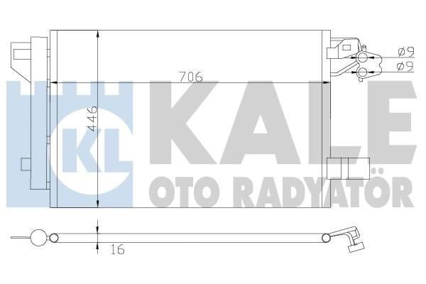 Kale Oto Radiator 342480 Радіатор кондиціонера (Конденсатор) 342480: Приваблива ціна - Купити в Україні на EXIST.UA!
