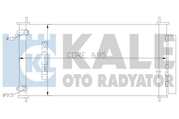 Kale Oto Radiator 383200 Радіатор кондиціонера (Конденсатор) 383200: Купити в Україні - Добра ціна на EXIST.UA!