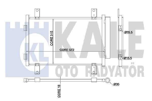 Kale Oto Radiator 345350 Конденсатор 345350: Купити в Україні - Добра ціна на EXIST.UA!