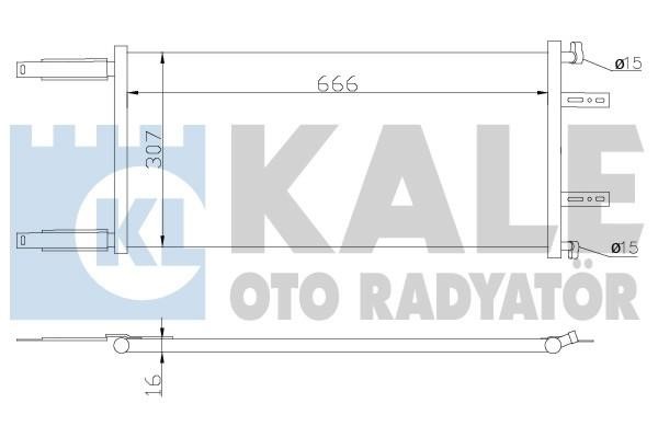Kale Oto Radiator 342850 Радіатор кондиціонера (Конденсатор) 342850: Купити в Україні - Добра ціна на EXIST.UA!