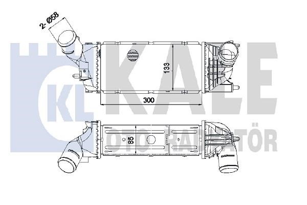 Kale Oto Radiator 350810 Інтеркулер 350810: Купити в Україні - Добра ціна на EXIST.UA!