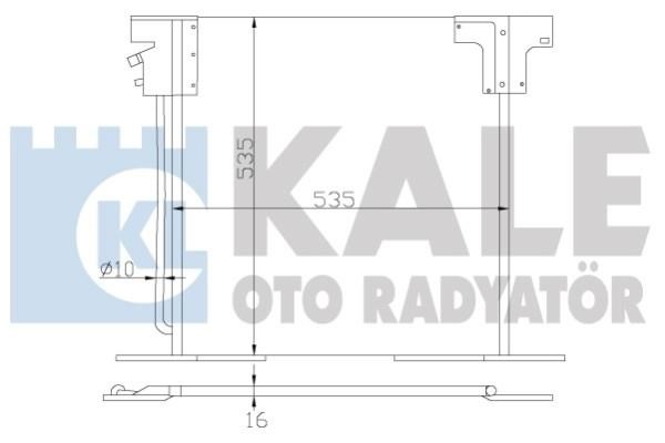 Kale Oto Radiator 381200 Радіатор кондиціонера (Конденсатор) 381200: Купити в Україні - Добра ціна на EXIST.UA!