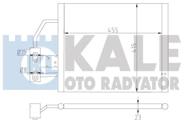 Kale Oto Radiator 343055 Радіатор кондиціонера (Конденсатор) 343055: Купити в Україні - Добра ціна на EXIST.UA!