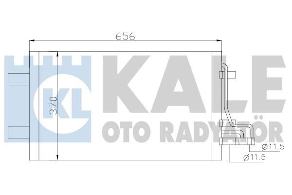 Kale Oto Radiator 386100 Радіатор кондиціонера (Конденсатор) 386100: Приваблива ціна - Купити в Україні на EXIST.UA!