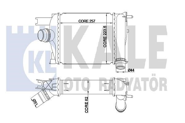 Kale Oto Radiator 345115 Інтеркулер 345115: Купити в Україні - Добра ціна на EXIST.UA!