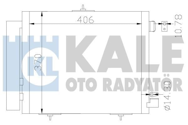 Kale Oto Radiator 377400 Радіатор кондиціонера (Конденсатор) 377400: Купити в Україні - Добра ціна на EXIST.UA!