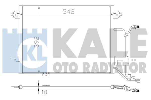 Kale Oto Radiator 375500 Радіатор кондиціонера (Конденсатор) 375500: Купити в Україні - Добра ціна на EXIST.UA!