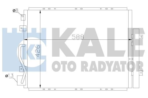 Kale Oto Radiator 342625 Радіатор кондиціонера (Конденсатор) 342625: Купити в Україні - Добра ціна на EXIST.UA!
