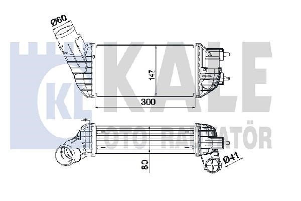 Kale Oto Radiator 350825 Інтеркулер 350825: Купити в Україні - Добра ціна на EXIST.UA!