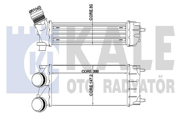 Kale Oto Radiator 344870 Інтеркулер 344870: Купити в Україні - Добра ціна на EXIST.UA!