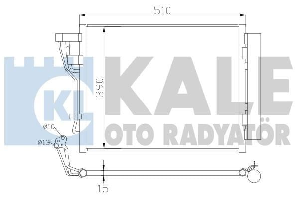 Kale Oto Radiator 391600 Радіатор кондиціонера (Конденсатор) 391600: Приваблива ціна - Купити в Україні на EXIST.UA!