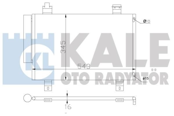 Kale Oto Radiator 394000 Радіатор кондиціонера (Конденсатор) 394000: Приваблива ціна - Купити в Україні на EXIST.UA!