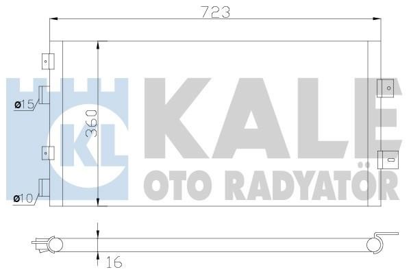 Kale Oto Radiator 342420 Радіатор кондиціонера (Конденсатор) 342420: Купити в Україні - Добра ціна на EXIST.UA!